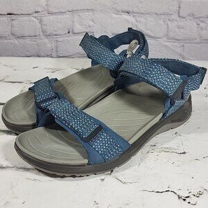 Ecco Men's X-Trinsic 3S Water Sea Port Blue Sandals Shoes Size US 7-7.5